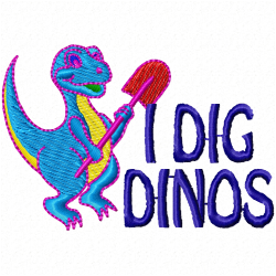 Dinosaur Embroidery Design 6 Dinosaur Embroidery Design 6
